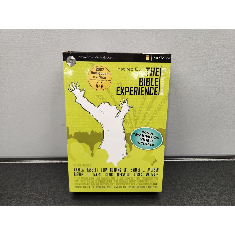 The Bible Experience New Testament Audio CD 19 Disc Set TNIV Zondervan ~ NEW